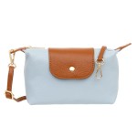 Torebka Skórzana Damska Vera Pelle Mattina Błękitna