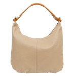 Torebka Damska Skórzana Vera Pelle Canna Beżowa