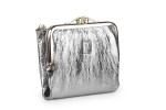 Portfel damski Skórzany VerMari Glamor Srebrny