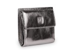 Portfel damski Skórzany VerMari Glamor Srebrny