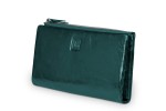 Portfel damski Skórzany VerMari Glamor Perłowa Zieleń