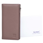 Portfel damski Skórzany VerMari Morbido Śliwkowy