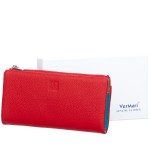 Portfel damski Skórzany VerMari Morbido Czerwony