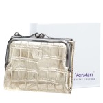 Portfel damski Skórzany VerMari Dziki Blask Złoty