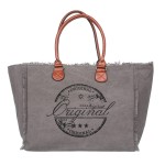 Torba Weekendowa Plażowa Shopperka Vivi Paris Grafitowa