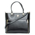 Torebka Skórzana Vezze Porto Czarna