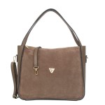 Torebka Zamszowa Vezze Harfa Taupe