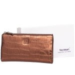 Portfel damski Skórzany VerMari Dziki Blask Coffee