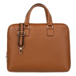 Torba Skórzana Vera Pelle Scienza na Laptop Ruda