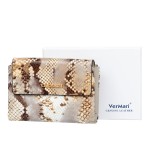 Portfel damski Skórzany VerMari Vipera Złoty