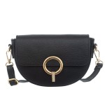 Torebka Damska Skórzana Vezze Gusto Czarna