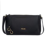 Torebka Skórzana 3 komory Vezze Anelli Czarna