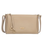 Torebka Skórzana 3 komory Vezze Anelli Beżowa