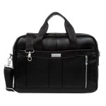 Torba Skórzana Reverse na Laptop 15.6 Czarna