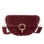 Torebka Zmaszowa Vezze Gusto Grande Vello Bordowa