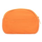 Mała Portmonetka Skórzana Kaletnik Pomarańczowa