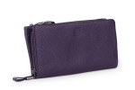 Portfel damski Skórzany VerMari Morbido Fioletowy