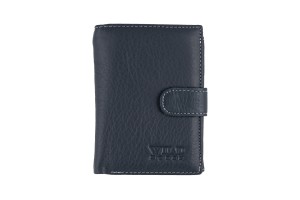 Portfel Męski Skórzany z Zapięciem Wild Horse Granatowy