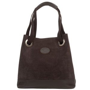 Torba Damska Skórzana Vera Pelle Borsa Choco