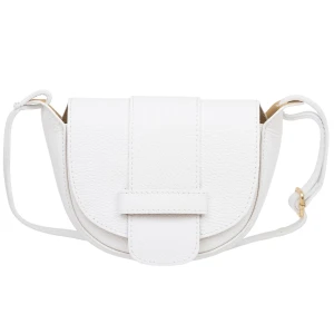 Mała Torebka Damska Skórzana Kaletnik Violo Biała