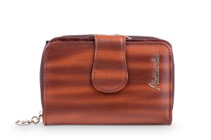 Portfel damski Skórzany Alessandro Paoli Brązowy