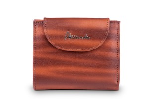 Portfel damski Skórzany Alessandro Paoli Brązowy