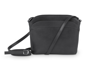 Torebka Skórzana Damska Vera Pelle Snello Antracyt