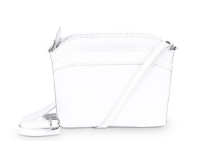 Torebka Skórzana Damska Vera Pelle Snello Biała