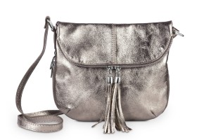 Torebka Skórzana Vera Pelle Marija Ciemne Złoto