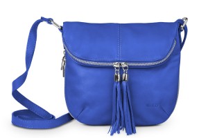 Torebka Skórzana Vera Pelle Marija Niebieska