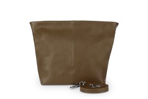 Torebka Skórzana Klasyczna Vera Pelle Angoli Koniak