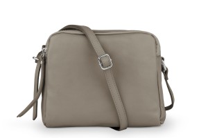 Torebka Damska Trio Skórzana Taupe