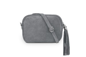 Torebka Skórzana Vera Pelle Nappa Antracyt