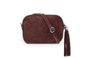 Torebka Skórzana Vera Pelle Nappa Koniak