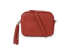 Torebka Skórzana Vera Pelle Scatola Czerwona
