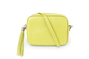 Torebka Skórzana Vera Pelle Scatola Limonka