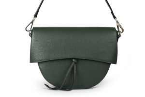 Torebka Skórzana Vera Pelle Nastri Butelkowa