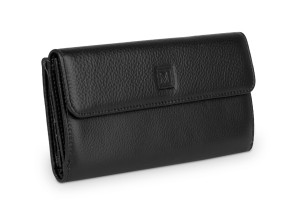 Portfel damski Skórzany VerMari Morbido Czarny