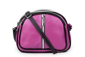 Torebka Skórzana Vera Pelle Mateo Fuksja