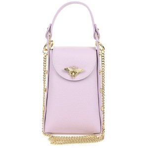 Torebka Skórzana Vezze Vespa Grande Wrzosowa