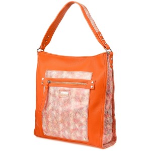 Torebka Damska na Ramię Vivi Paris Koralowa