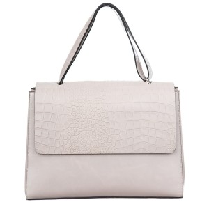 Torebka Skórzana VerMari Lezio Crocco Beżowa