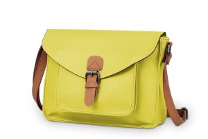 Torebka Eko Flora&Co na ramię Limonka