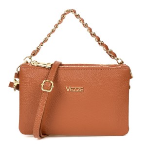 Torebka Skórzana Vezze Carta Ruda