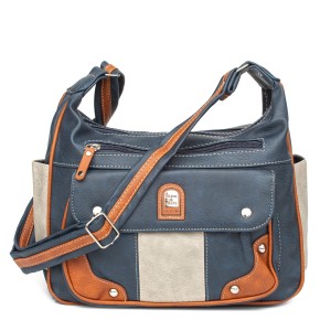 Średnia Torebka Damska Charm&Shape na ramię Granatowa