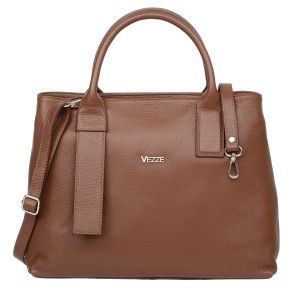 Torebka Skórzana Vezze Vienna Koniak