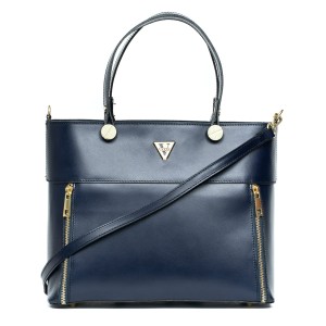 Torebka Skórzana Vezze Porto Granatowa