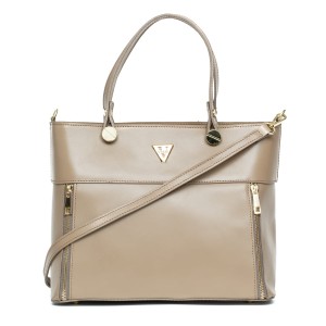 Torebka Skórzana Vezze Porto Taupe