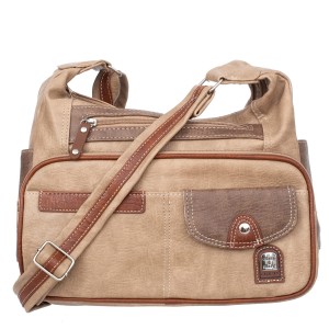 Średnia Torebka Damska Charm&Shape na ramię Beżowa