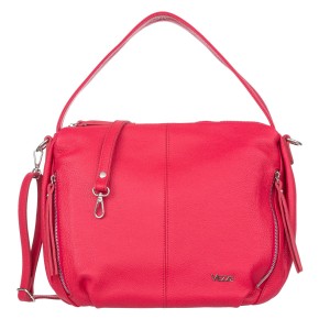 Torebka Skórzana Vezze Conta Czerwona